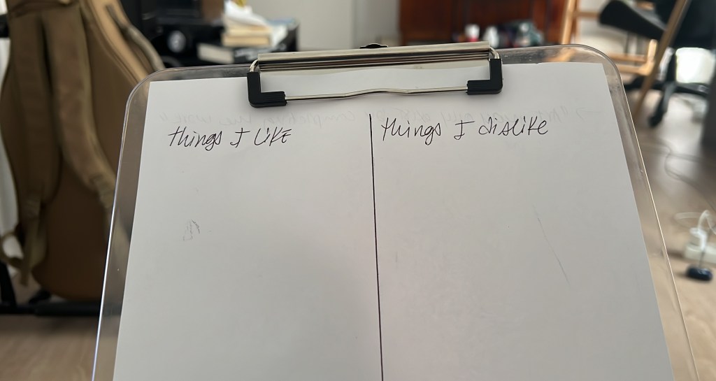 The Pleasure of Making Lists (o cómo sincerarte sobre lo que NO te&nbsp;gusta)